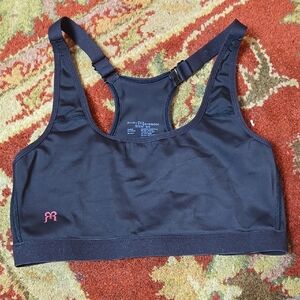 Ruby Ribbon Black Sports bra